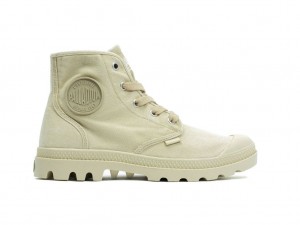 Palladium Pampa Hi Bot Kadın Sahara/Ecru | 72395DGES