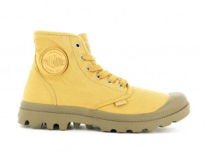 Palladium Pampa Hi Bot Kadın Turuncu Altın | 59710JZNT