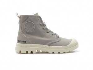 Palladium Pampa Hi Zip Organic Bot Erkek Gri | 04376LSAO