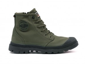 Palladium Pampa Rcyl Lt+wp+zip Bot Erkek Zeytin Yeşili | 03195WJGP