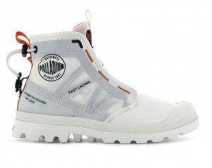 Palladium Pampa Travel Lite Bot Erkek Beyaz | 98741ZFVW