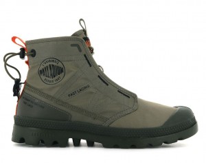 Palladium Pampa Travel Lite Bot Erkek Yeşil | 04139LPWN