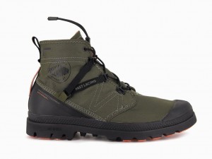 Palladium Pampa Travel Lite+ Waterproof Bot Kadın Zeytin Yeşili | 30419YVLF