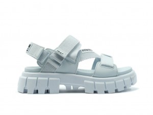 Palladium Revolt Sandal Mono Sandalet Kadın Mavi | 49108HMCE