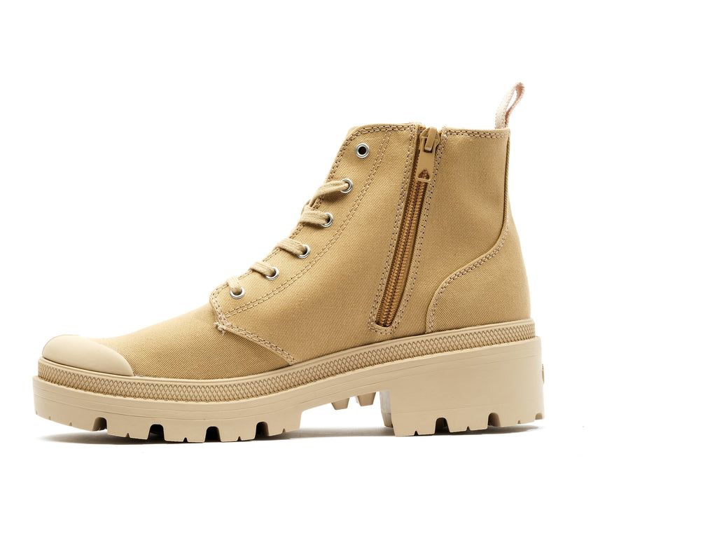 Palladium Pallabase Twill Bot Kadın Caramel | 50247HDWK