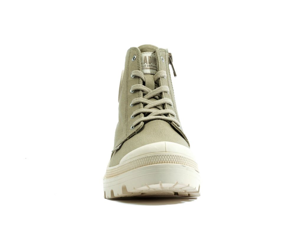 Palladium Pallabase Twill Bot Kadın Dune | 47608LVZY