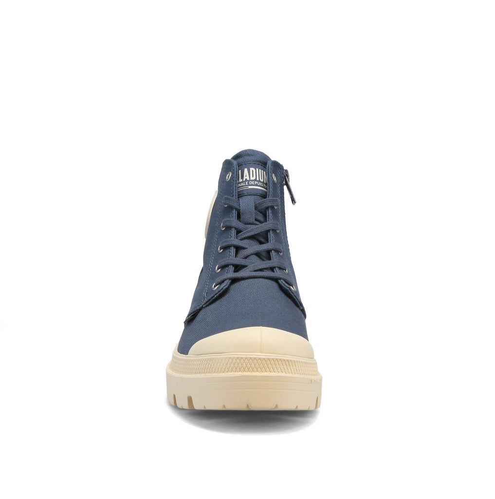 Palladium Pallabase Twill Bot Kadın Indigo | 43529VCPH