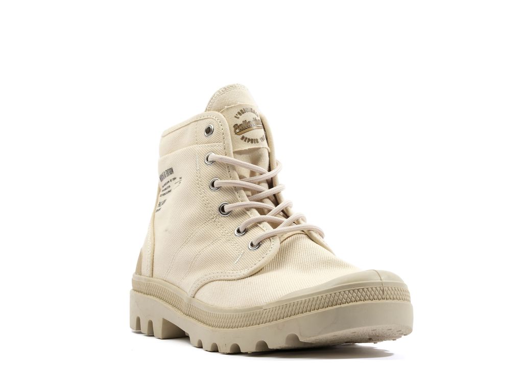 Palladium Pallabrousse Workwear Bot Kadın Sahara | 52917IXEB