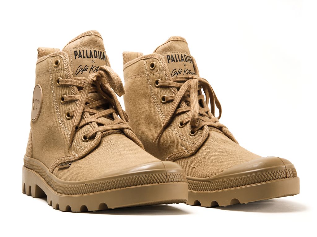 Palladium Pallabrousse X Kitsune Bot Erkek Woodlin | 49107JBMP