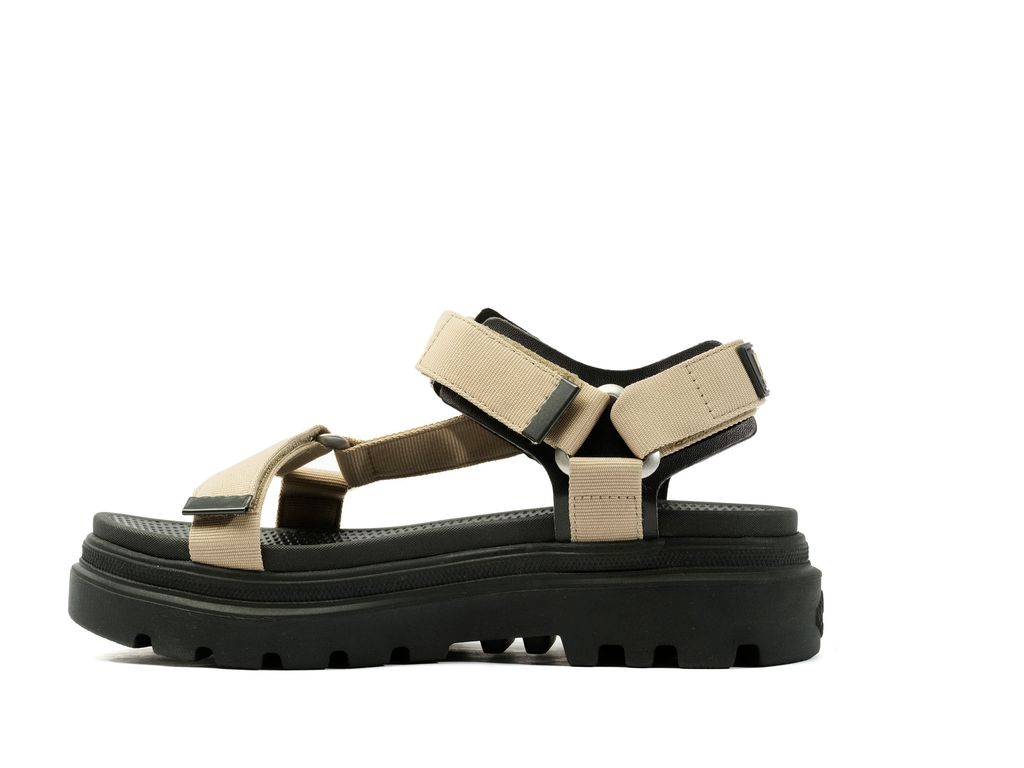 Palladium Pallacruise Strap Sandalet Kadın Dune | 68920ECKB