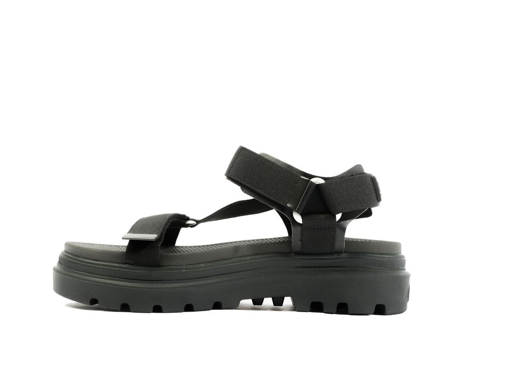 Palladium Pallacruise Strap Sandalet Kadın Siyah Siyah | 60172RWPO