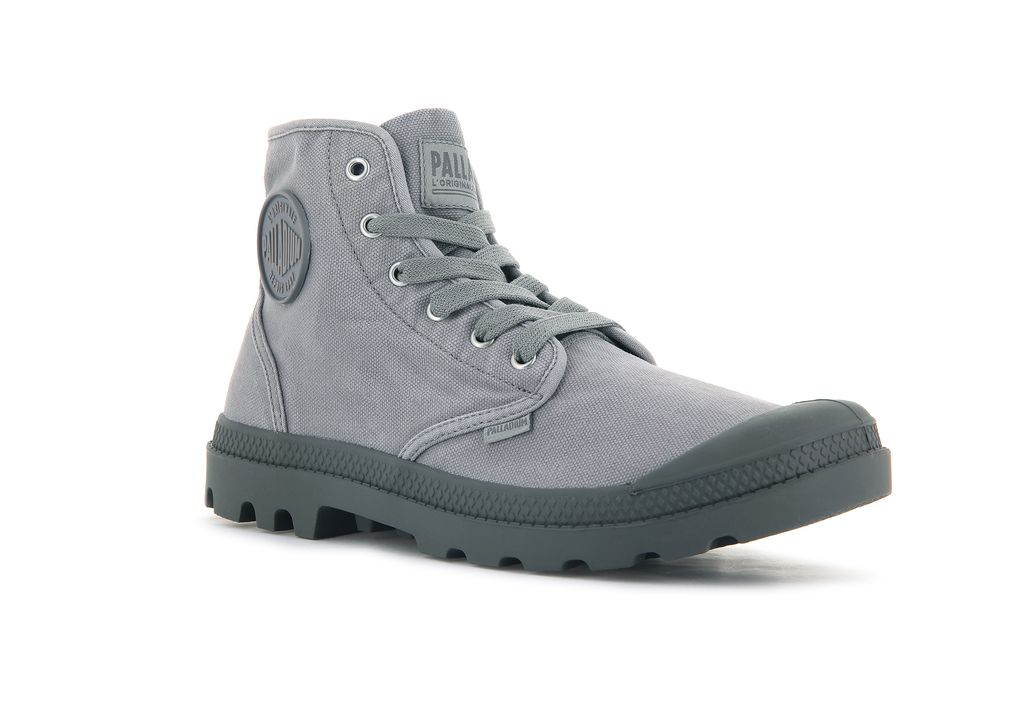 Palladium Pampa Hi Bot Erkek Gri | 73645SBUR