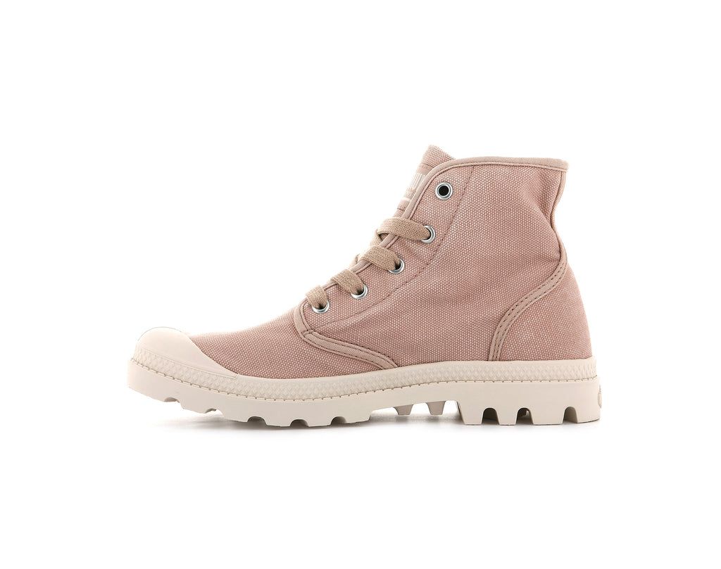 Palladium Pampa Hi Bot Kadın Pembe Koyu Kırmızı | 89564TMXH