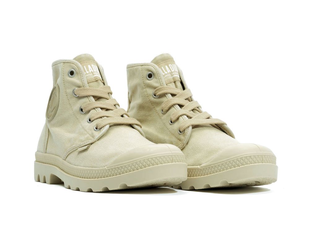 Palladium Pampa Hi Bot Kadın Sahara/Ecru | 72395DGES