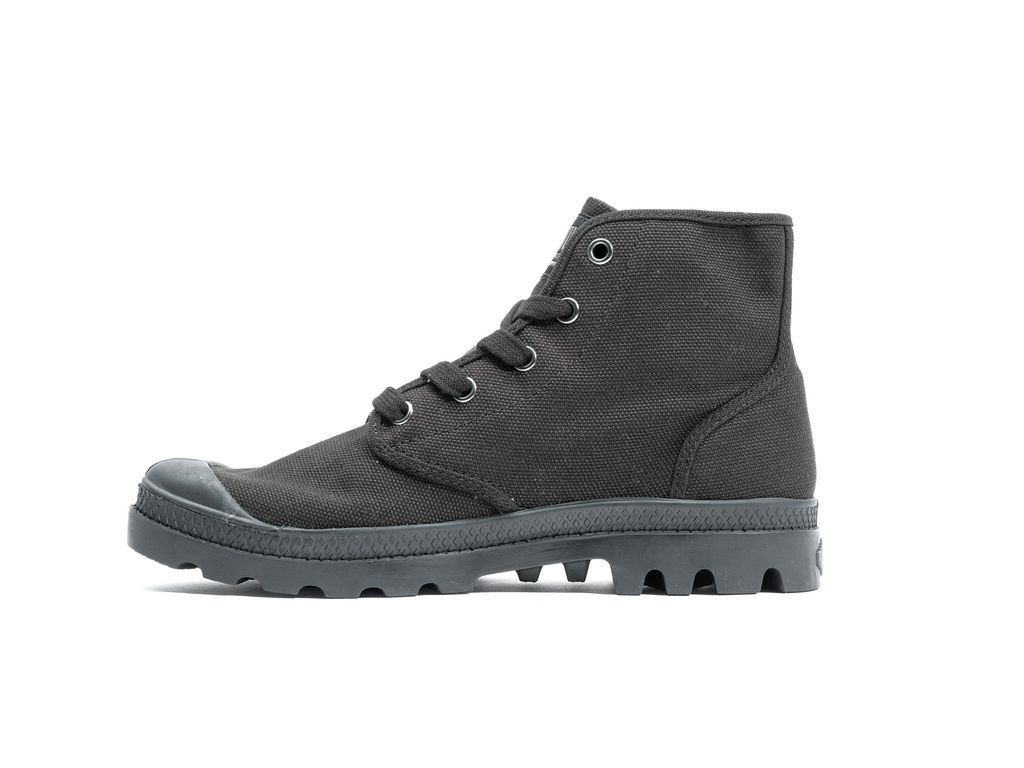 Palladium Pampa Hi Bot Kadın Siyah Siyah | 25748YVBM