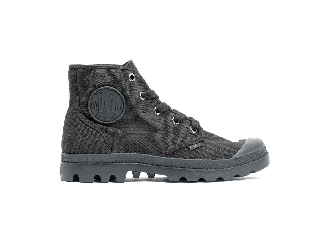 Palladium Pampa Hi Bot Kadın Siyah Siyah | 25748YVBM