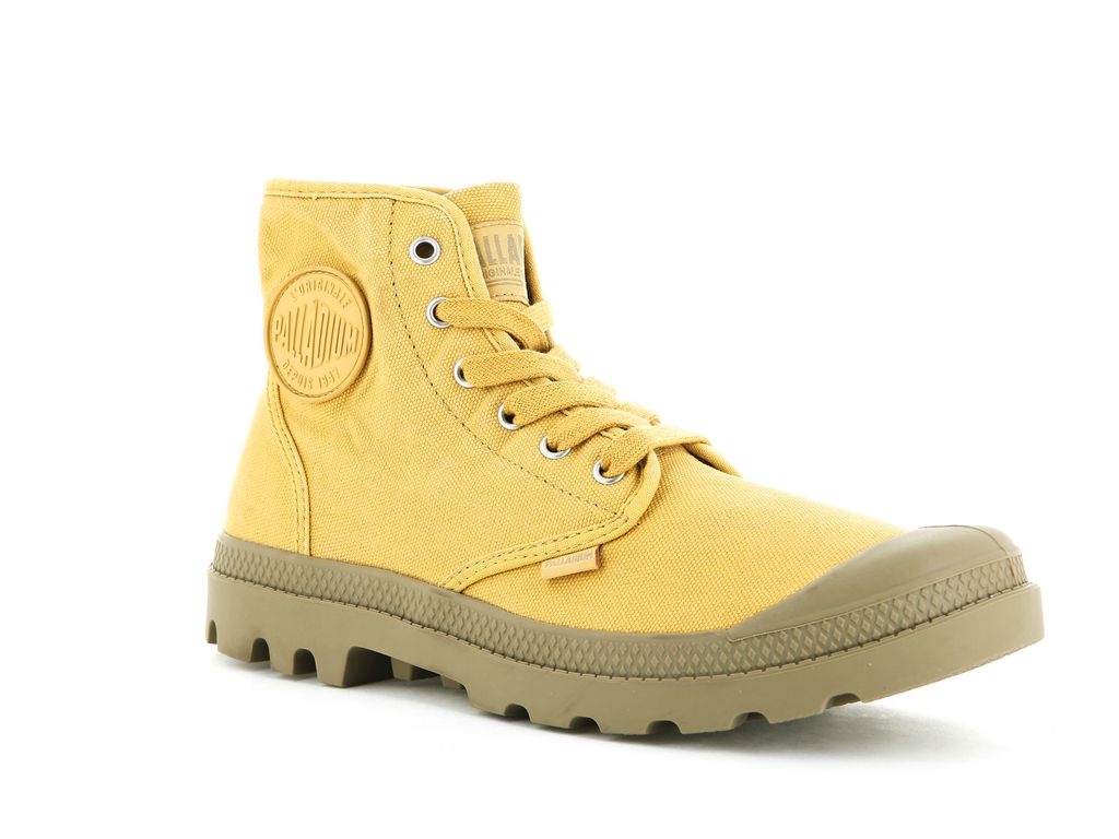 Palladium Pampa Hi Bot Kadın Turuncu Altın | 59710JZNT