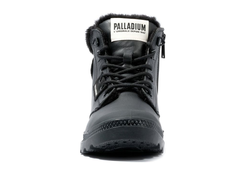 Palladium Pampa Hi Snow Warm Bot Kadın Siyah | 42873ZXGR