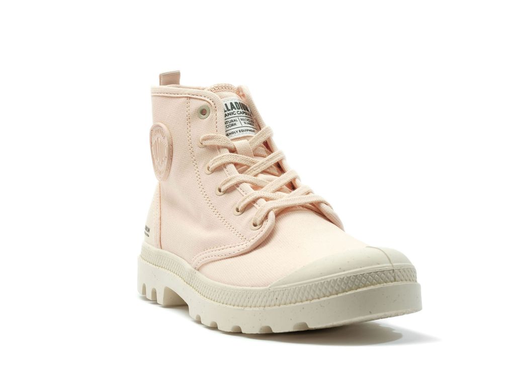 Palladium Pampa Hi Zip Organic Bot Erkek Peaskin | 19856IQFS