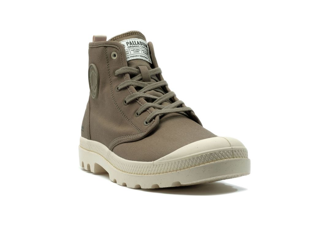 Palladium Pampa Hi Zip Organic Bot Erkek Yeşil | 08462XVQL