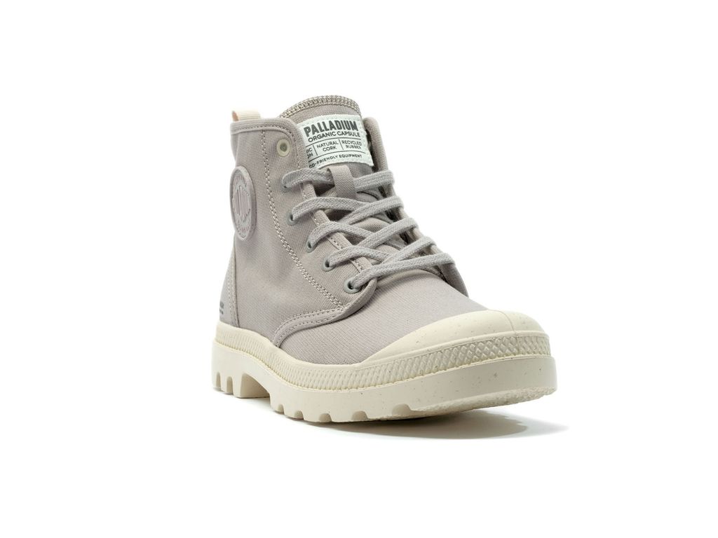 Palladium Pampa Hi Zip Organic Bot Erkek Gri | 04376LSAO