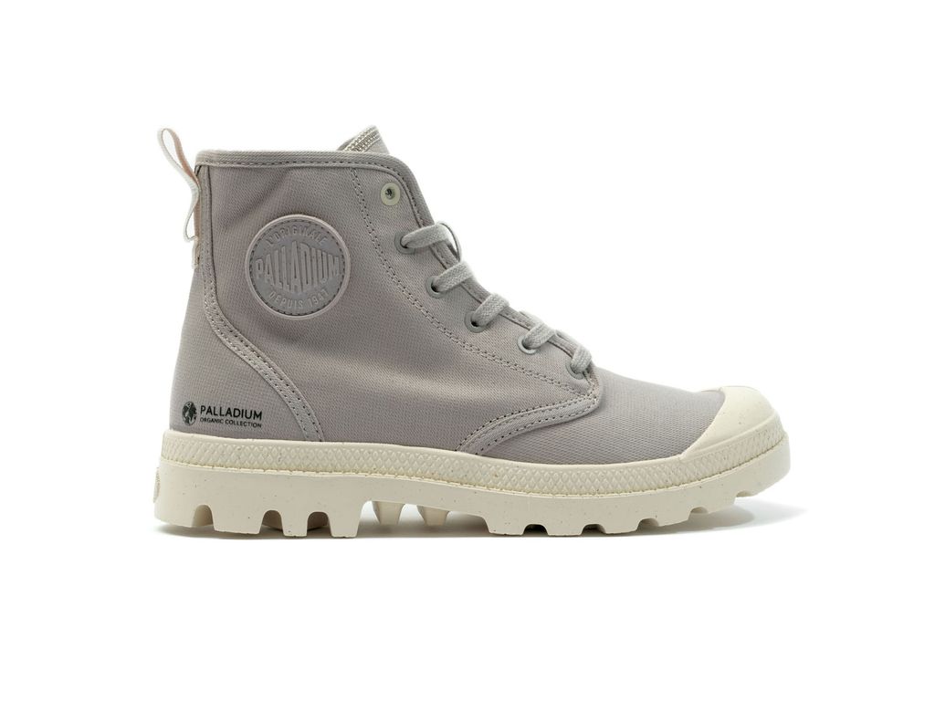 Palladium Pampa Hi Zip Organic Bot Çocuk Gri | 40798JZOG