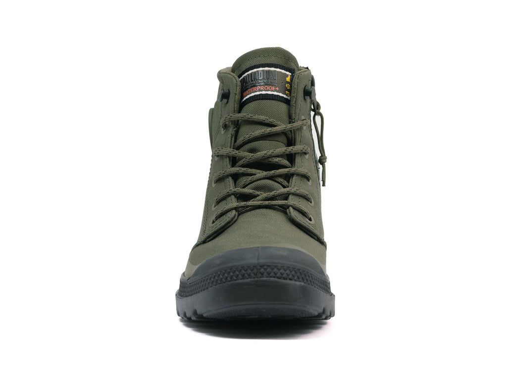 Palladium Pampa Rcyl Lt+wp+zip Bot Kadın Zeytin Yeşili | 25490NEJT