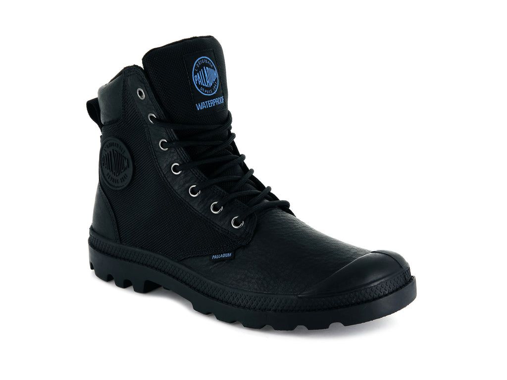 Palladium Pampa Sport Cuff Wpn Bot Erkek Siyah | 16843TAQO