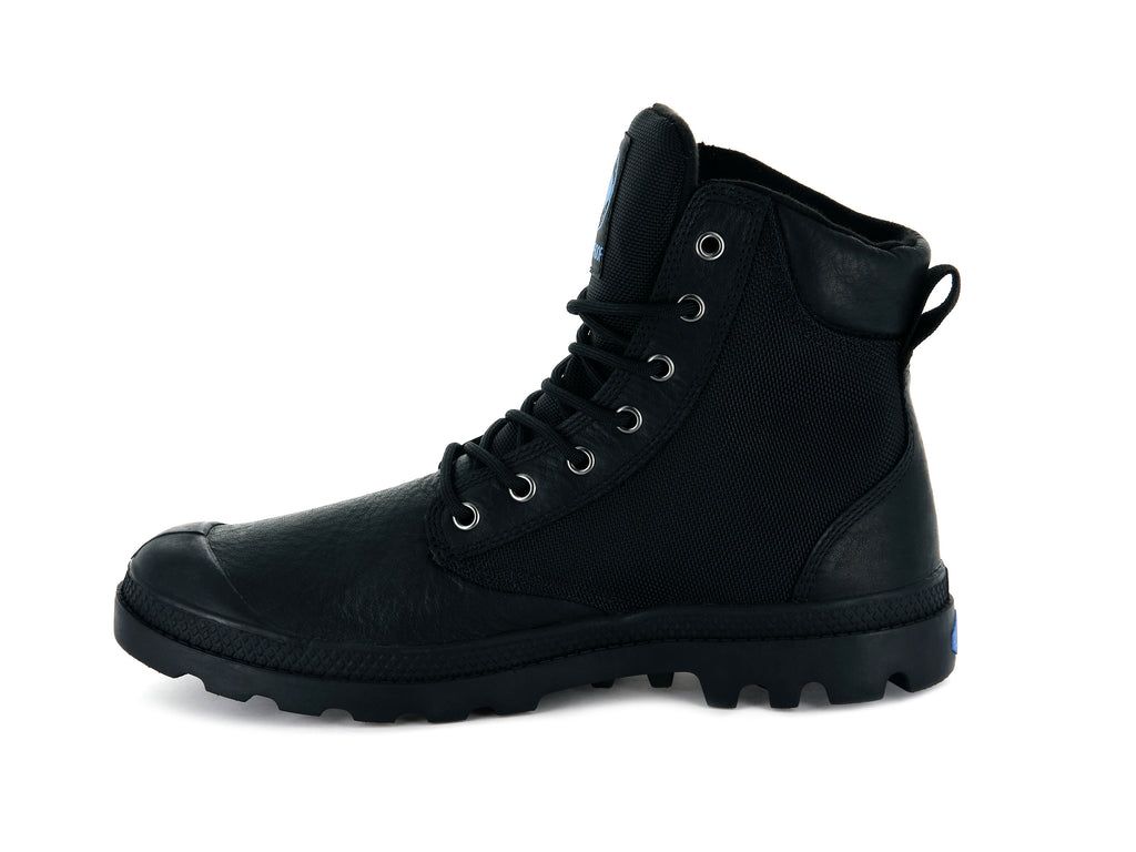 Palladium Pampa Sport Cuff Wpn Bot Çocuk Siyah | 84657PMXL