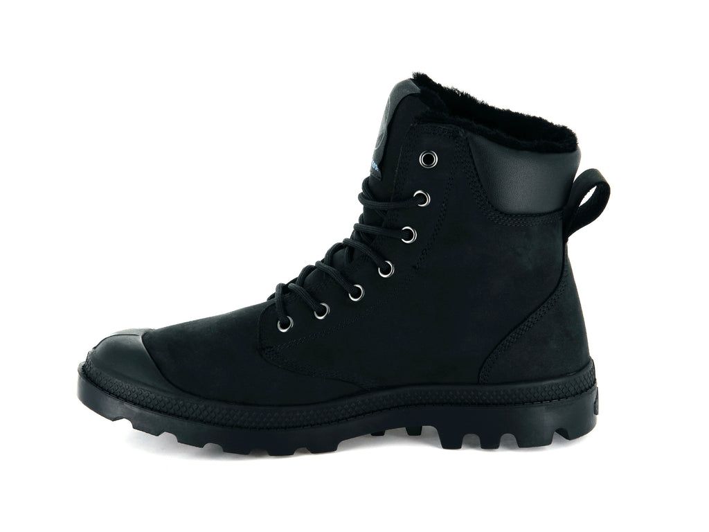 Palladium Pampa Sport Cuff Wps Bot Kadın Siyah Siyah | 70345HBFR