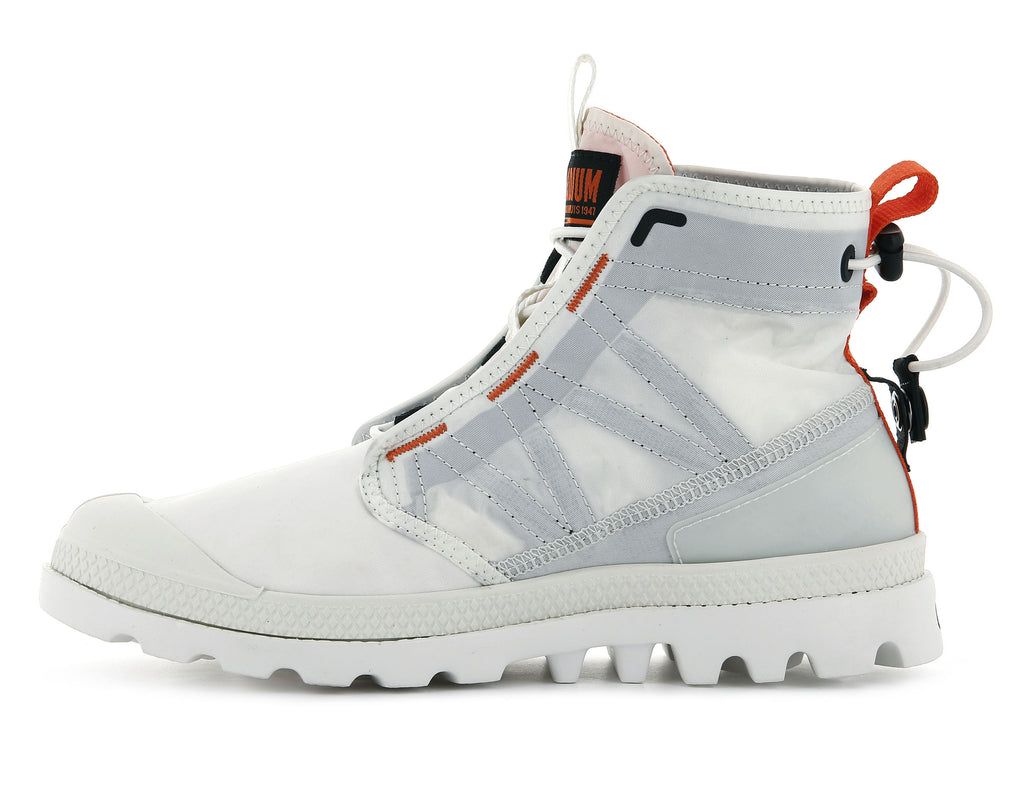 Palladium Pampa Travel Lite Bot Erkek Beyaz | 98741ZFVW