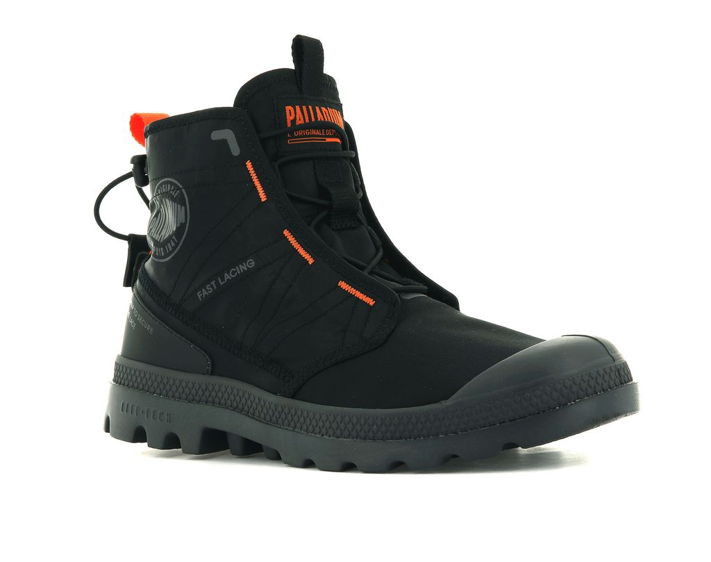 Palladium Pampa Travel Lite Bot Erkek Siyah Siyah | 67981MLYE