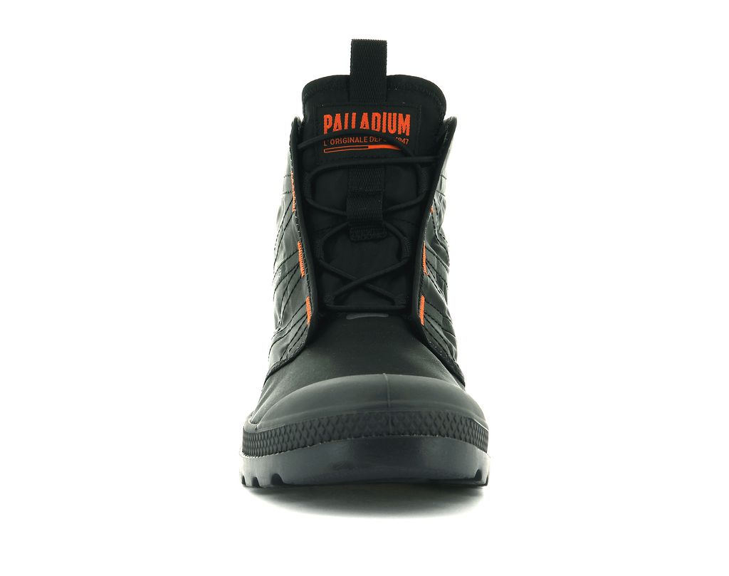 Palladium Pampa Travel Lite Bot Çocuk Siyah Siyah | 53691ECDW