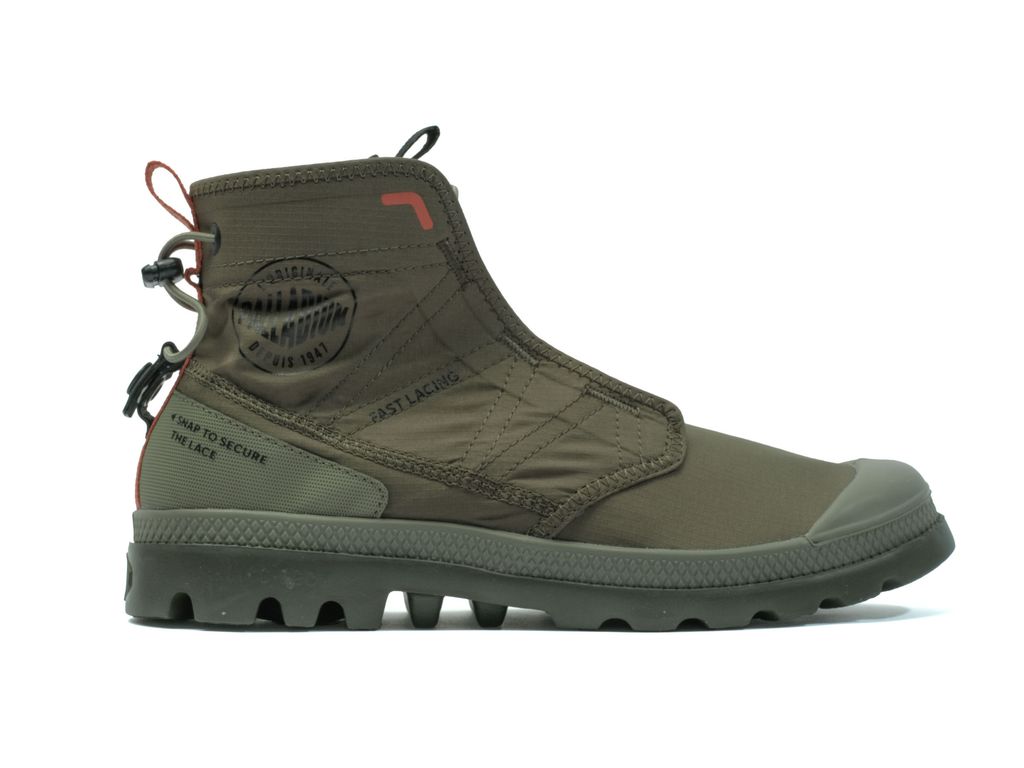 Palladium Pampa Travel Lite Rs Bot Kadın Zeytin Yeşili | 04735MZIF