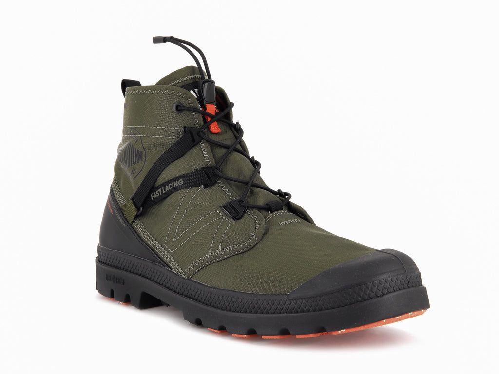 Palladium Pampa Travel Lite+ Waterproof Bot Çocuk Zeytin Yeşili | 68029RINP