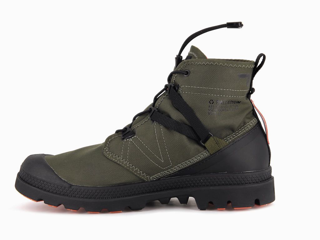 Palladium Pampa Travel Lite+ Waterproof Bot Çocuk Zeytin Yeşili | 68029RINP