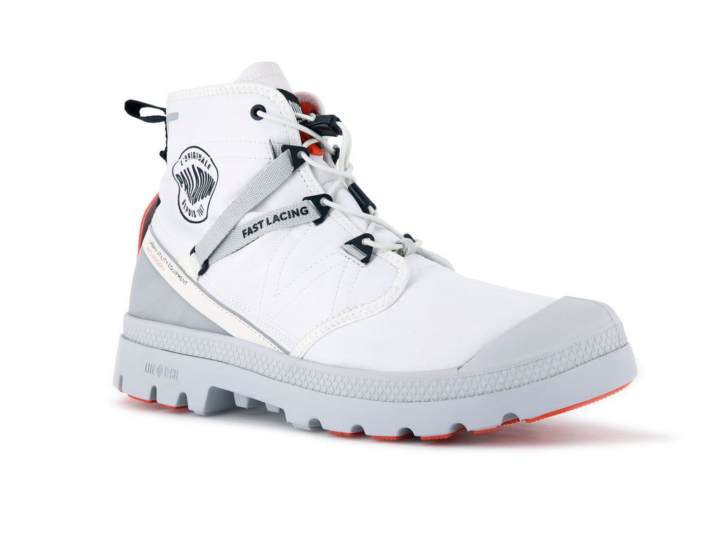 Palladium Pampa Travel Lite+ Waterproof Bot Erkek Beyaz | 51904ZLHY