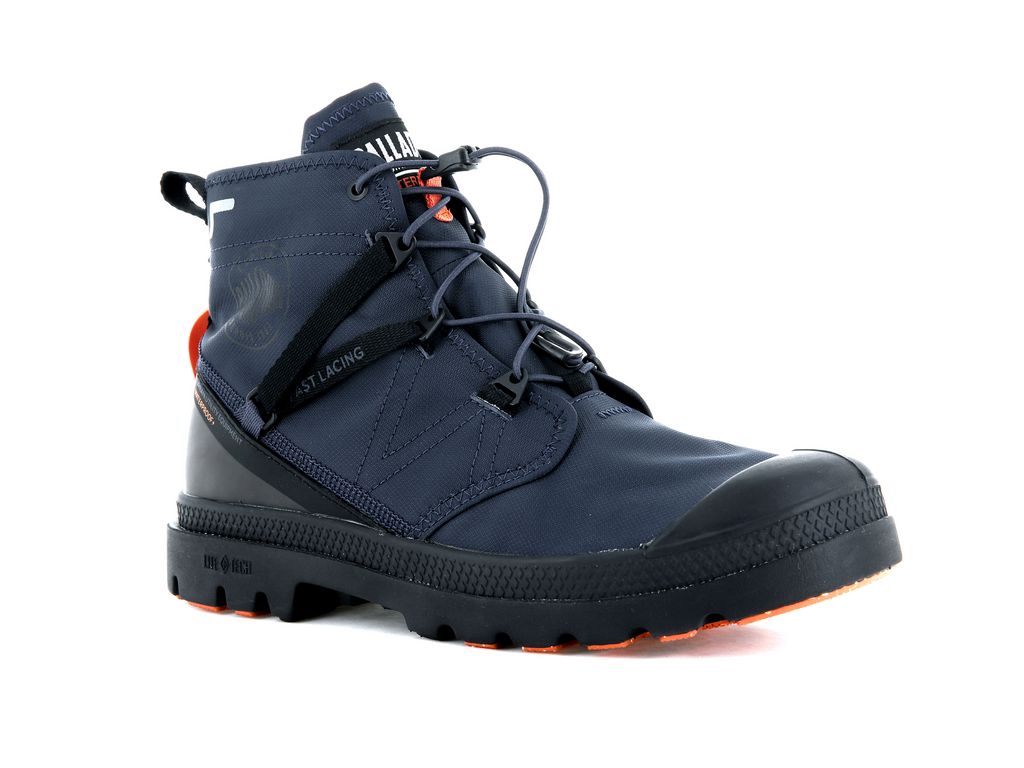 Palladium Pampa Travel Lite+ Waterproof Bot Kadın Indigo | 16423MQWA