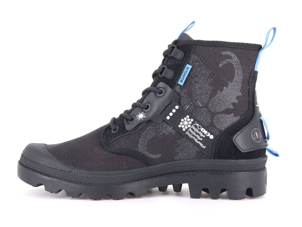 Palladium Pampa X Destiny Bot Çocuk Siyah | 75839XINH