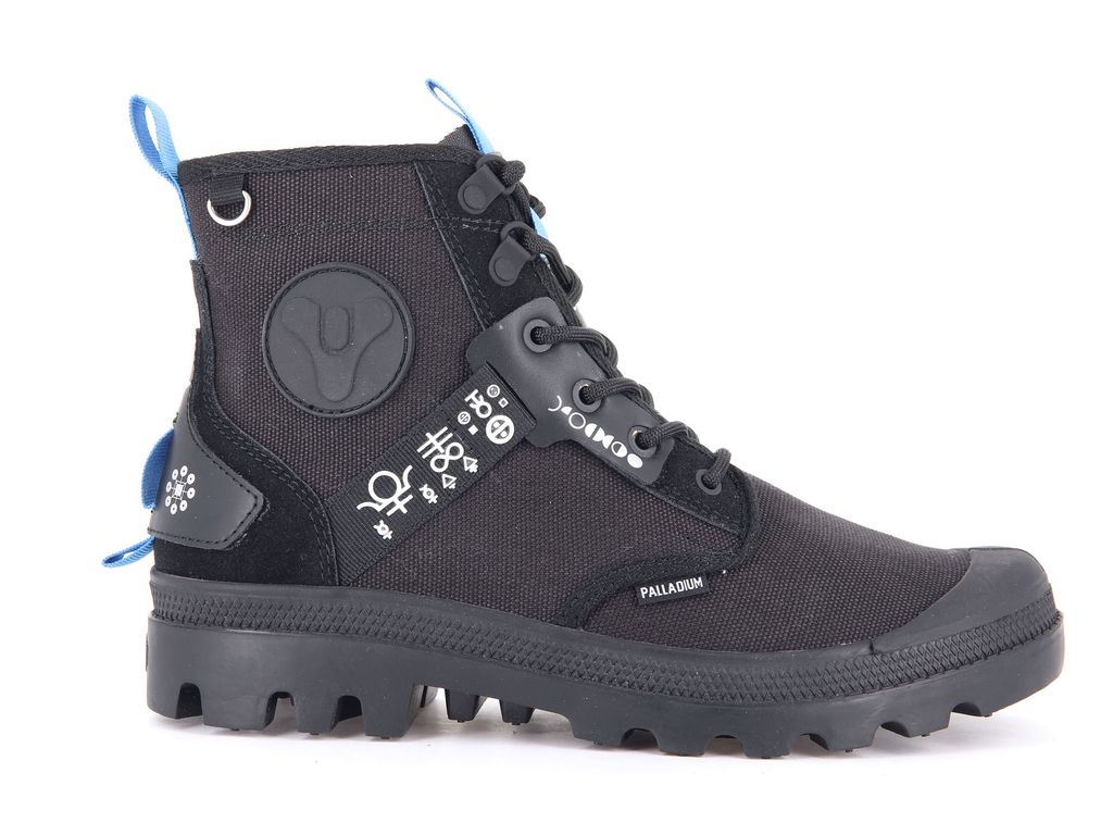 Palladium Pampa X Destiny Bot Çocuk Siyah | 75839XINH