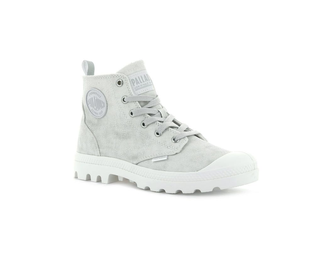 Palladium Pampa Zip Desertwash Bot Kadın Beyaz | 05723VXMP