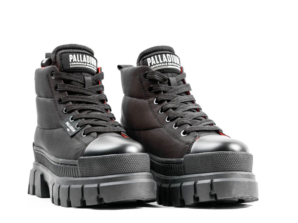 Palladium Revolt Boot Overcush Bot Kadın Siyah Siyah | 72503HNWD