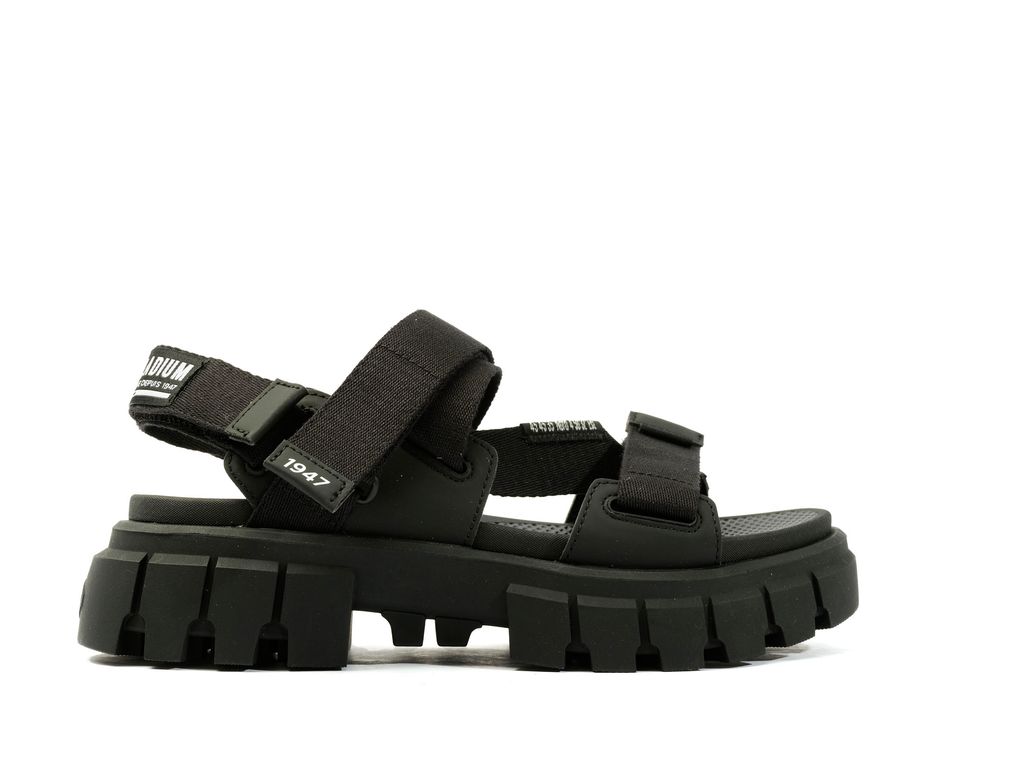 Palladium Revolt Sandal Mono Sandalet Kadın Siyah | 38109UELM