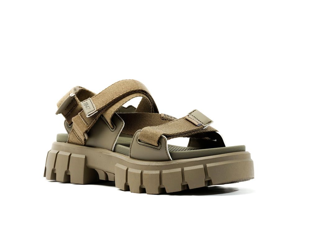 Palladium Revolt Sandal Mono Sandalet Kadın Yeşil | 27368LGRV