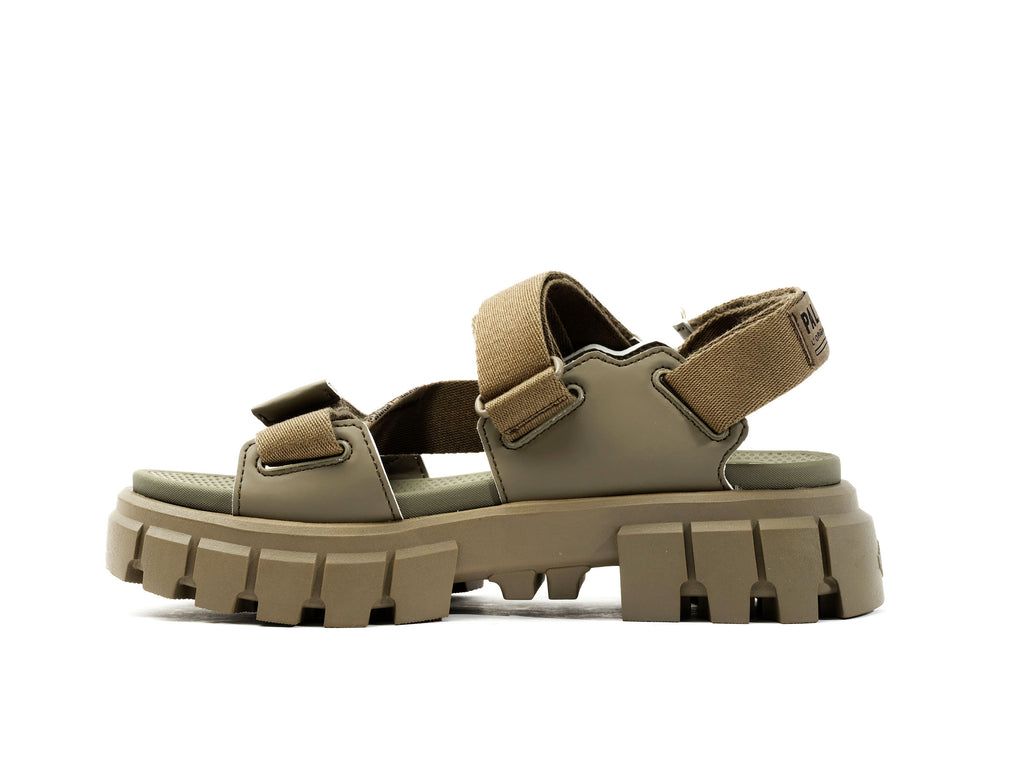 Palladium Revolt Sandal Mono Sandalet Kadın Yeşil | 27368LGRV