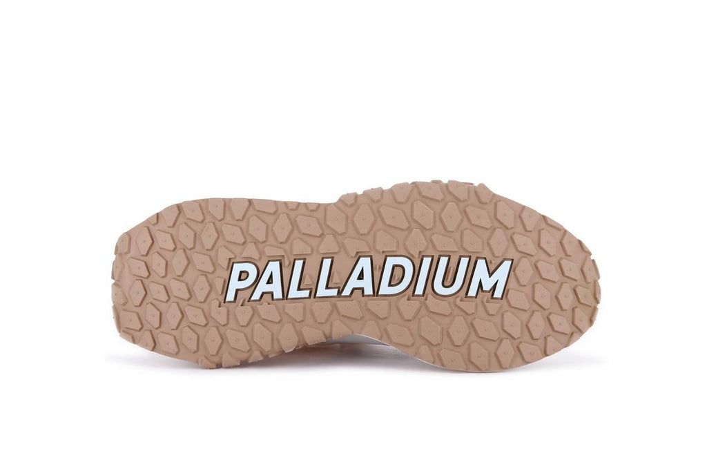 Palladium Troop Runner Spor Ayakkabı Çocuk Beyaz Krema | 61834GUZQ